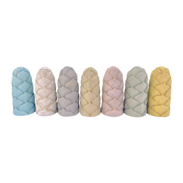 Toys Papoose Mini Pastel Flower Buds LR 7pc