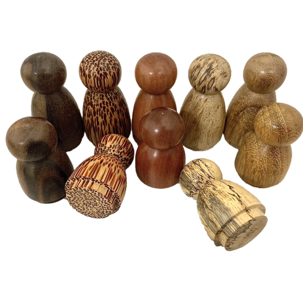 Papoose juguetes mini ww bosque folk 10pc
