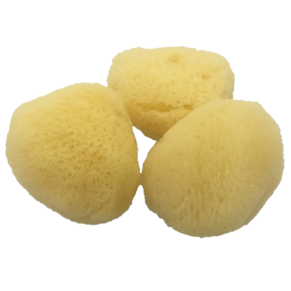 Toys Papoose Natural Sponge 'Silk' 6cm 3pc