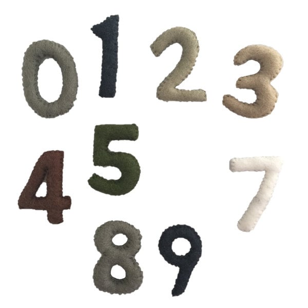 Toys Papoose Numeri naturali 0-9 7 cm H