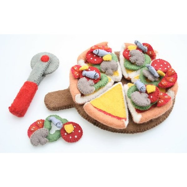 Papoose Toys Pizza e Server Cutter Tutti i condimenti