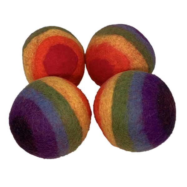 Giocattoli papoose palla arcobaleno 12,5 cm 4pc in grande