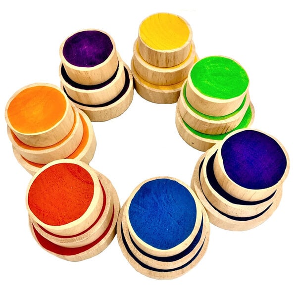 Monete arcobaleno giocattoli papoose 21pc