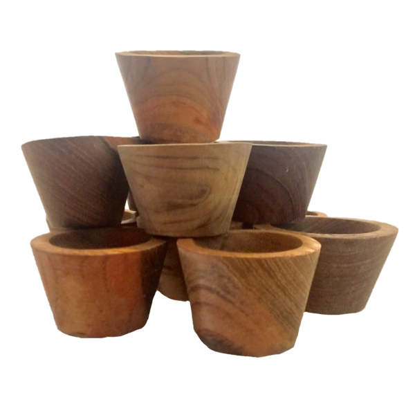 Papoose juguetes pequeños tazones naturales 12pc