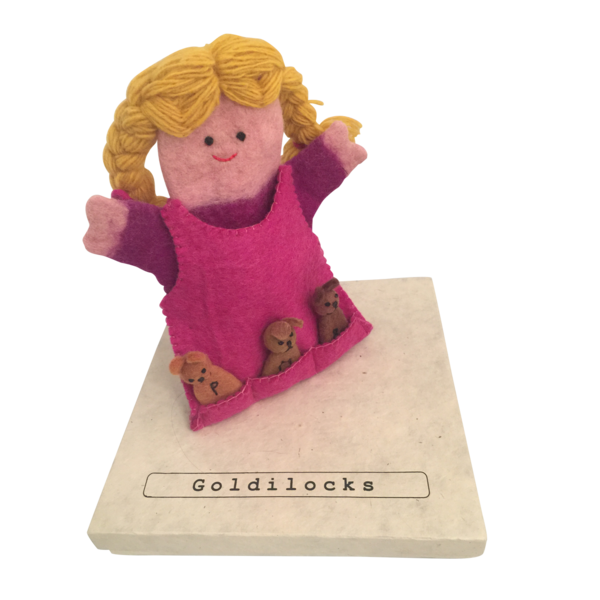 Papoose Toys StoryPupuppet Goldilocks y 3 osos