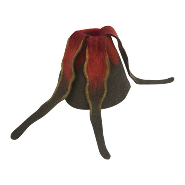 Vulcano giocattoli papoose+3 flussi di lava 4pc