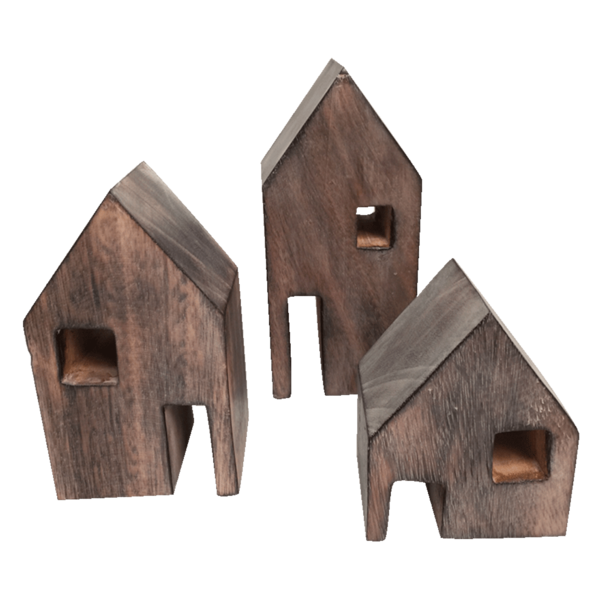 PAPOOSE Toys Wood Block ospita 3pc