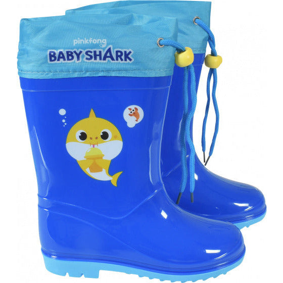 Stivali da pioggia rosa baby shark junior pvc blu size 30-31