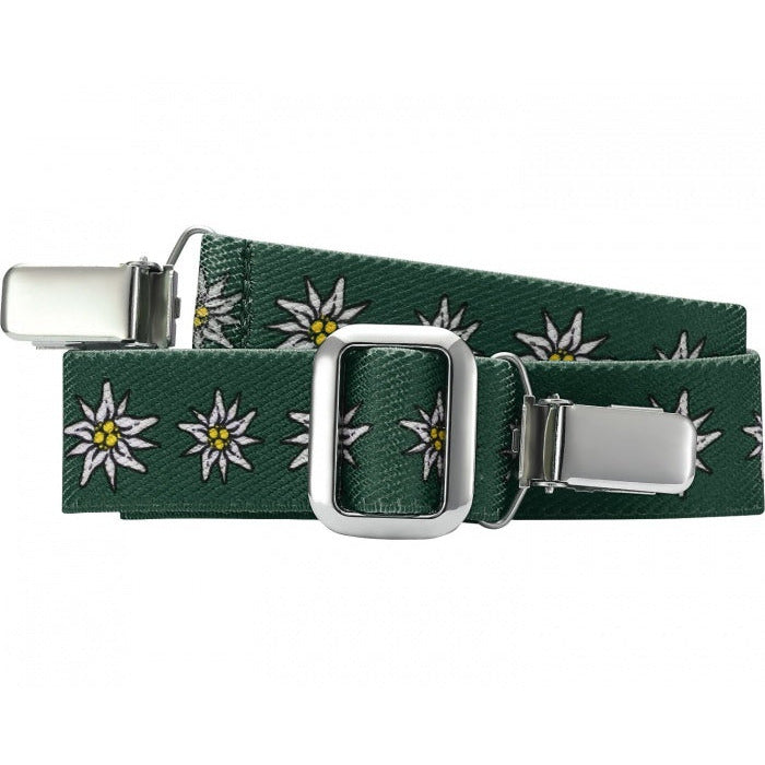 Playshoes Belt Elastic con Flowers verde clip Junior Size 2