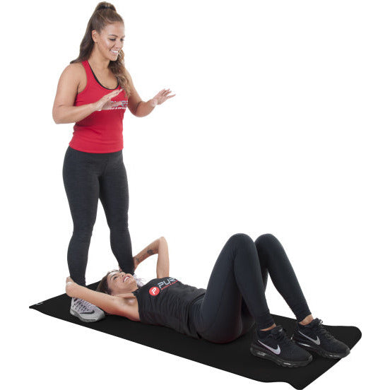 Pure2improve Fitnessmat 173 x 61 cm TPE zwart