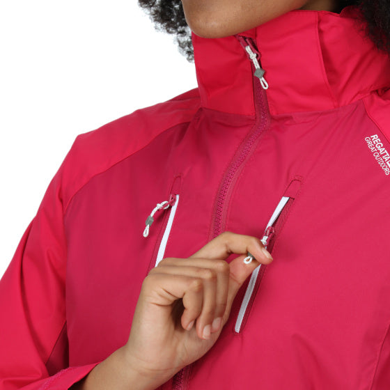 Regatta Calderdale IV regenjack dames roze maat XS
