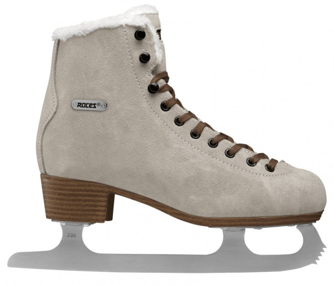 ROCES Figuras de patinaje de gamuza Eco-Fur Bruin Tamaño 39