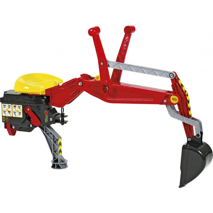 Rolly Toys Porta caricatore posteriore Backhoe 40 x 23 x 78 cm junior rosso