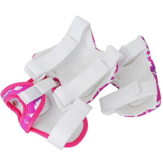 Set di protezione tempistica Fid Girls White Pink Size M