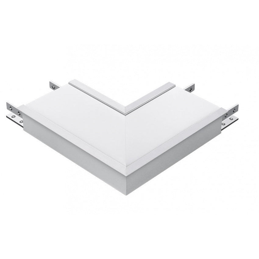 Connettore V-TAC a forma L VT-7-41 8W 4000K 16,3 cm in argento