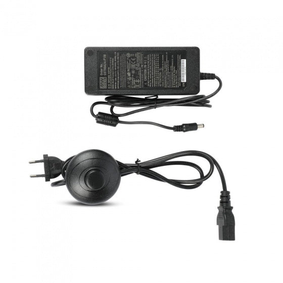 V-tac Vloerlamp VT-7096 65W 3000K 4300lm 179 x 42 cm staal wit