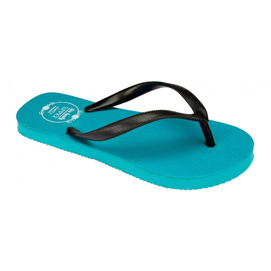 Slipisti per adolescenti Wairea Junior Stampa blu Aqua Black Size 33