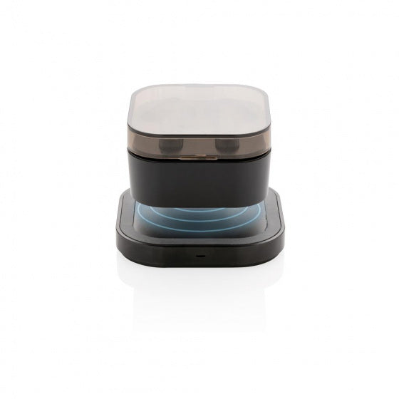 Tappi per le orecchie e caricabatterie Bluetooth Abs nero