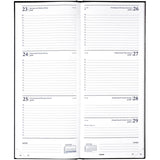 Brepols bureauagenda saturnus week 2027 lima zwart 13x21cm - afbeelding 2