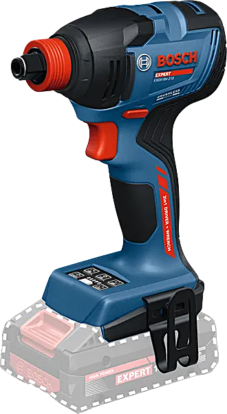 Avvitatore a percussione a batteria Bosch Expert 1 4'' e 1 2'' exdx18v-210 nudo