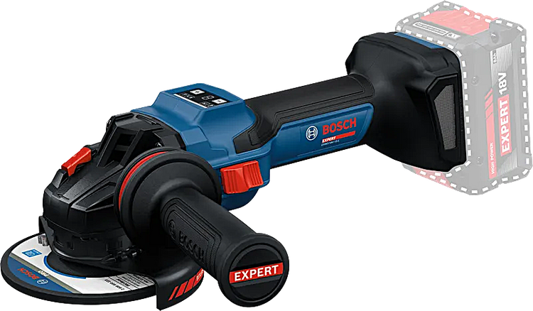 Bosch expert accu haakse slijper exws18v-15s naked