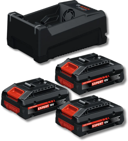 Kit avviamento Bosch Expert 3xexba18v-40 + gal12v 18v-80