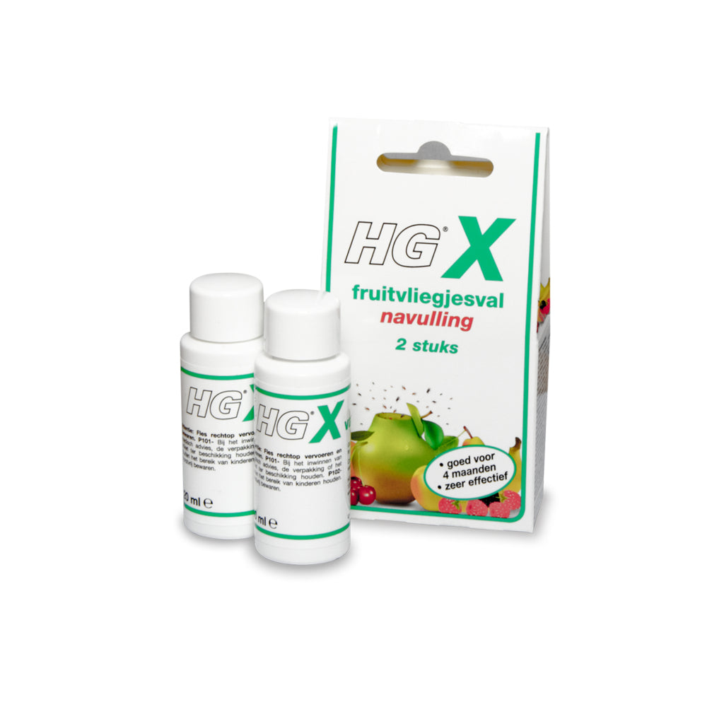 Hg fruitvliegjesval navulling insecticide (2 x 20 ml)