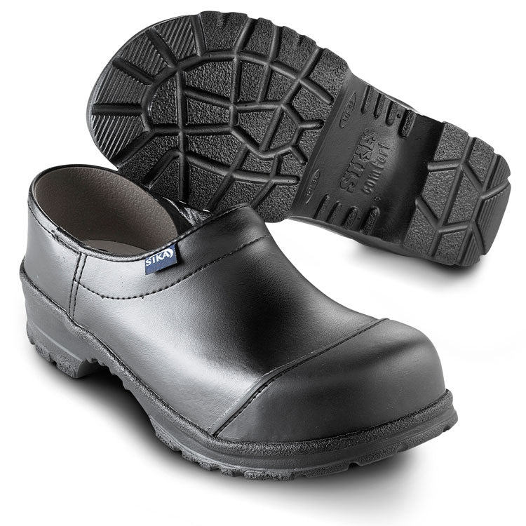 Sika 2530 zueco tacón cerrado PU con punto negro - talla 40 - 16.089.002.40