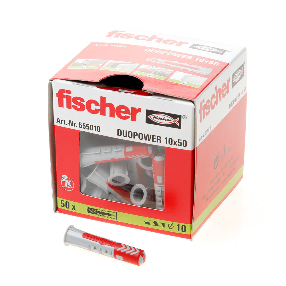 Fischer duopower 10x50 50 piezas - 535456