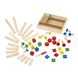 Melissa Doug Melissa Doug Wooden Construction Set 48 pezzi - afbeelding 1