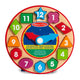 Melissa Doug Melissa Doug Orologio di apprendimento in legno con 12 forme di legno