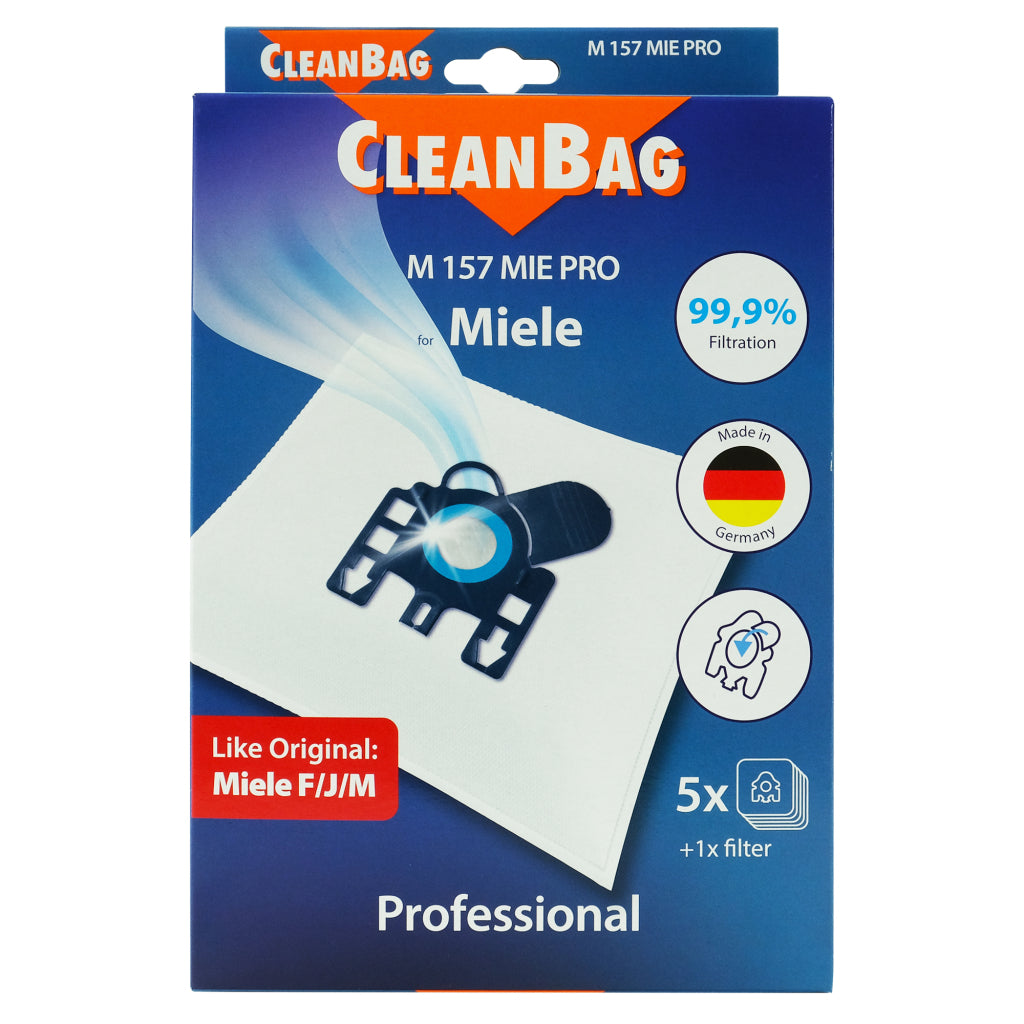 SCANSPART SCANPART BOLDA DE POLSO DE BOLSA Clean M 157 Mie Pro Miele 5 piezas