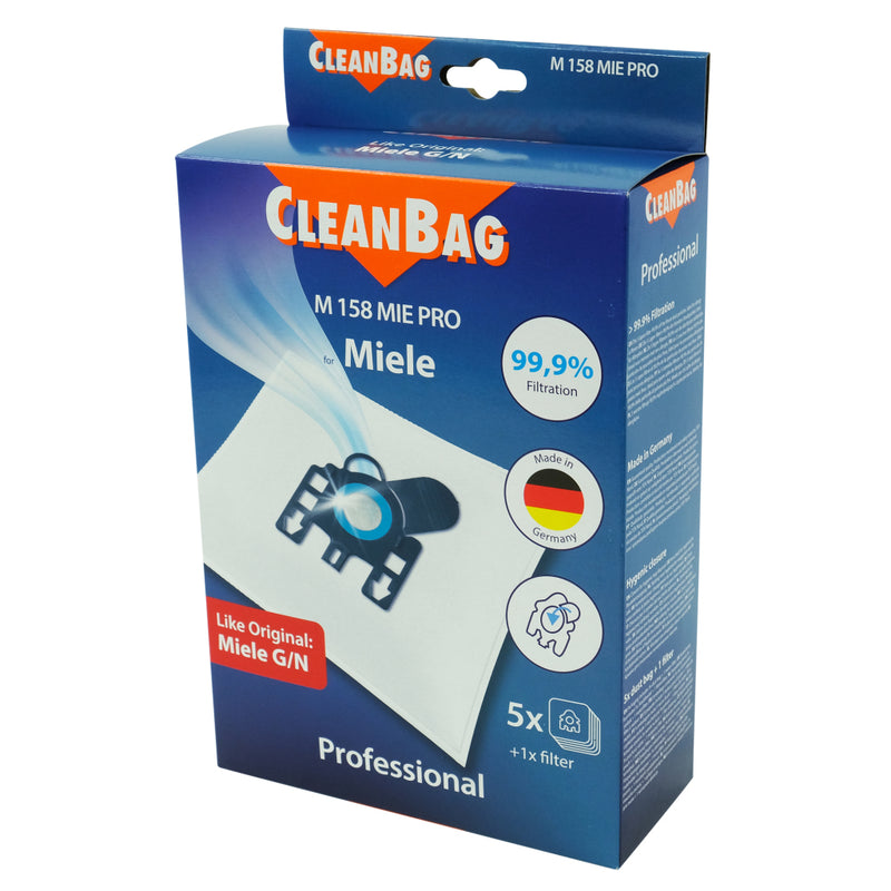 SCANSPART SCANPART BOLDA DE POLSO DE BOLSA Clean M 158 Mie Pro Miele 5 piezas