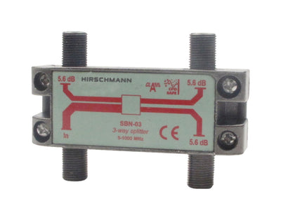 Hirschmann Hirschmann 695004596 CATV Splitter 5.6 dB 5-1000 MHz 3 uscite