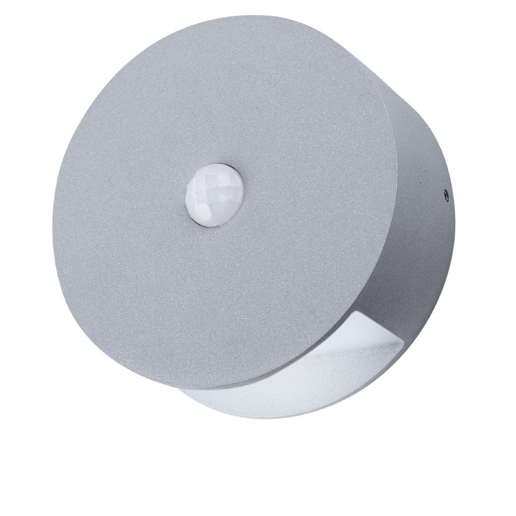 Ranex Ranex RA-1004236 Lampada a parete LED per l'esterno con sensore 0,5 W 60 lm grigio