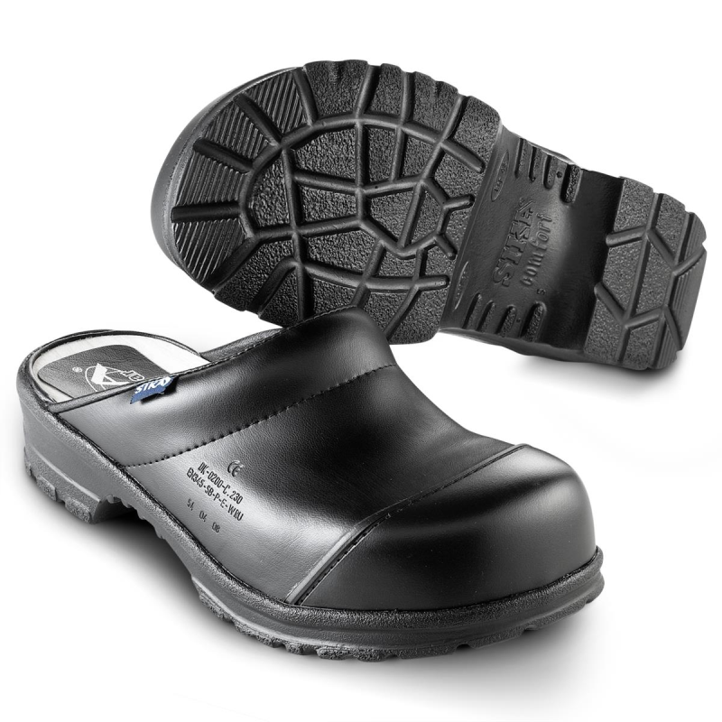 Sika 54 zueco tacón abierto sb negro - talla 47 - 16.089.012.47