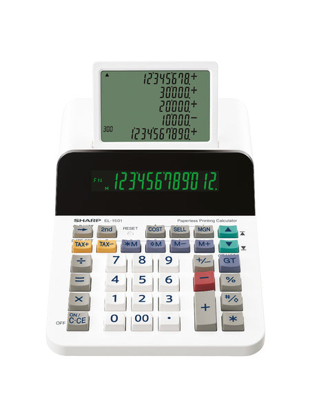 Ciudadano Ciudadano SH-EL1501 Calculadora Sharp El1501 Wit Desk 12 dígitos