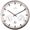 Nextime Nextime NE-90513WI Wall Clock + Station meteorologica 25 cm White RC Aluminium