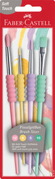 Faber Castell Faber Castell FC-481620 SET BRUSH SET TOUP 4 pezzi Colori pastello