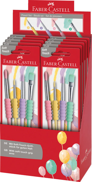 Faber Castell Faber Castell FC-481620 SET BRUSH SET TOUP 4 pezzi Colori pastello