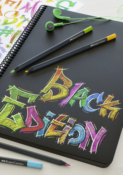 Faber Castell Faber Castell FC-116424 Matite colorate Black Edition in Case 24 pezzi