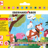 Eberhard faber ef-518912 kleurpotlood 3in1 12 stuks extra dikke kern 10mm