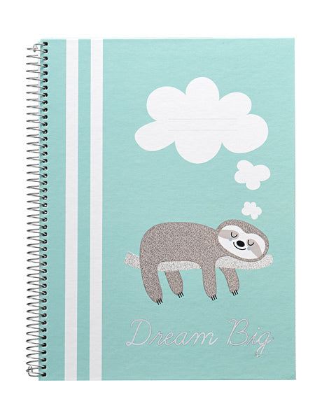 Kangaro k-89288 blocco a spirale dream-big linea a4 hc, 90gr 80 fogli 2 motivi