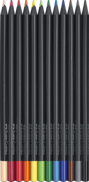 Faber Castell Faber Castell FC-116412 Colplants Black Edition in Casella 12 pezzi