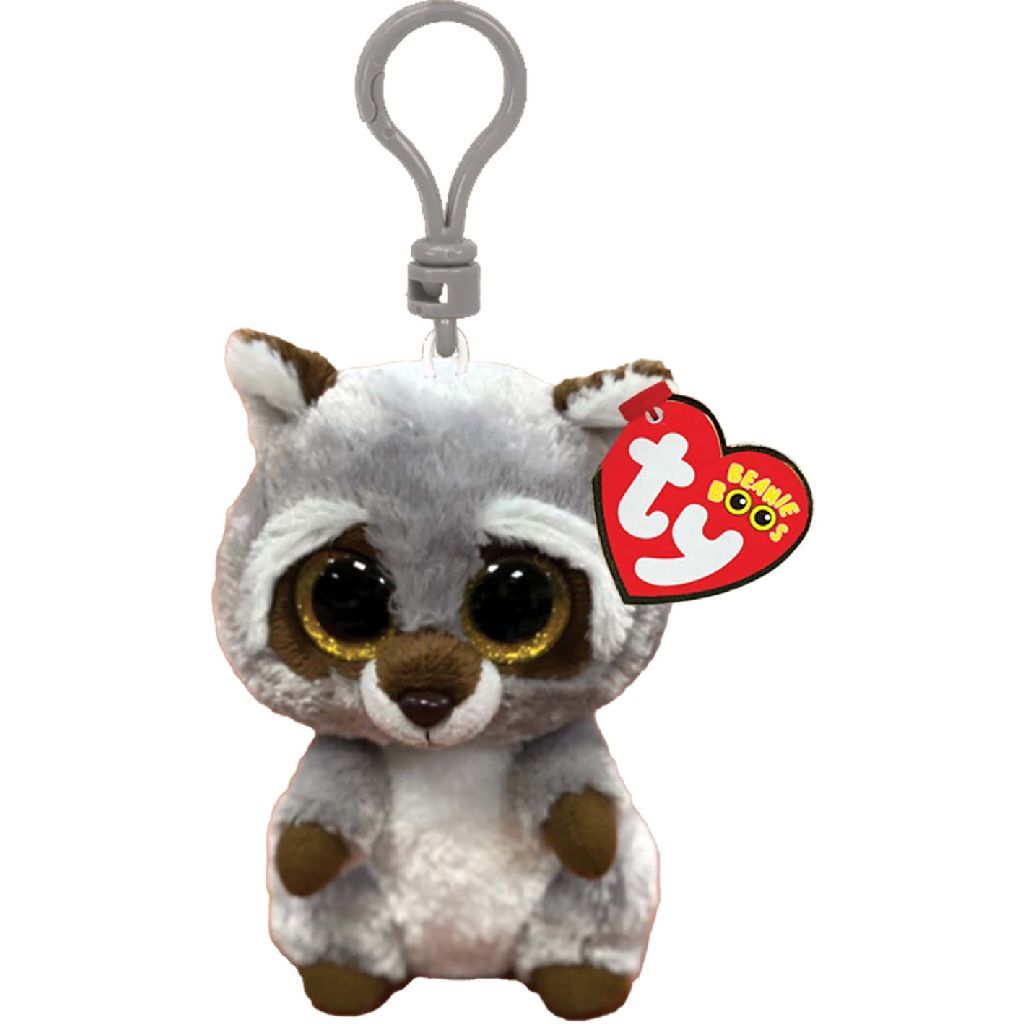 Ty Beanie Boo's Clip Racoon, 7cm