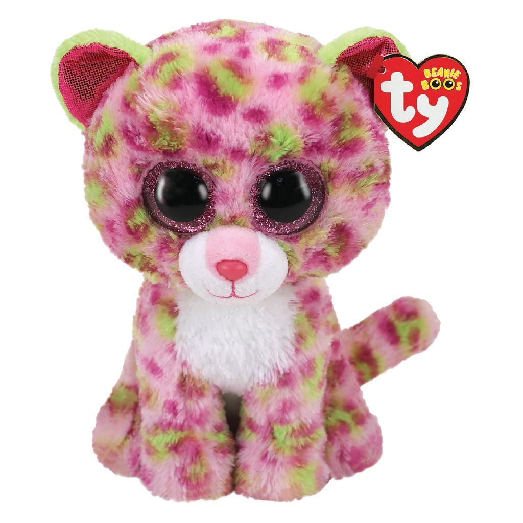 Ty Beanie Buddy Lainey Leopard, 24cm