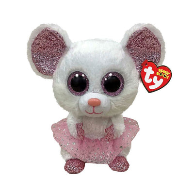 Ty Beanie Buddy Nina Mouse, 24cm