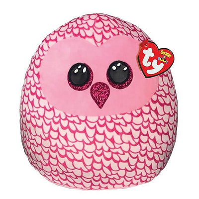 Ty Beanie Ty Squish A Boo Pinky Owl, 20 cm