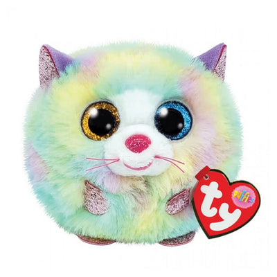 Ty beanie ty teeny puffies heather cat, 10cm