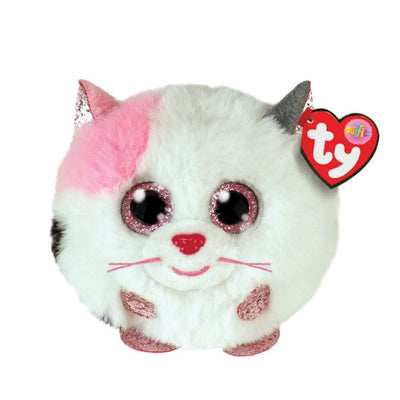 Ty beanie ty teeny puffies muffin cat, 10cm